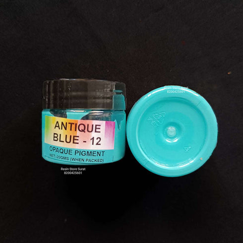 Antique Blue Opaque Pigments For Resin